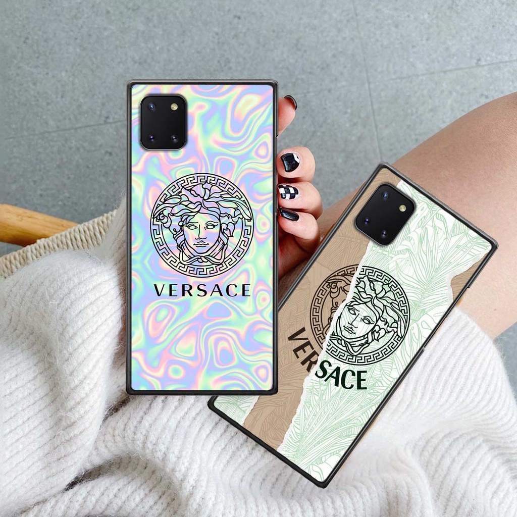 Ốp lưng Samsung Note 10 Lite hình caro, thời trang hàng hiệu cao cấp, vỏ ốp rẻ đẹp