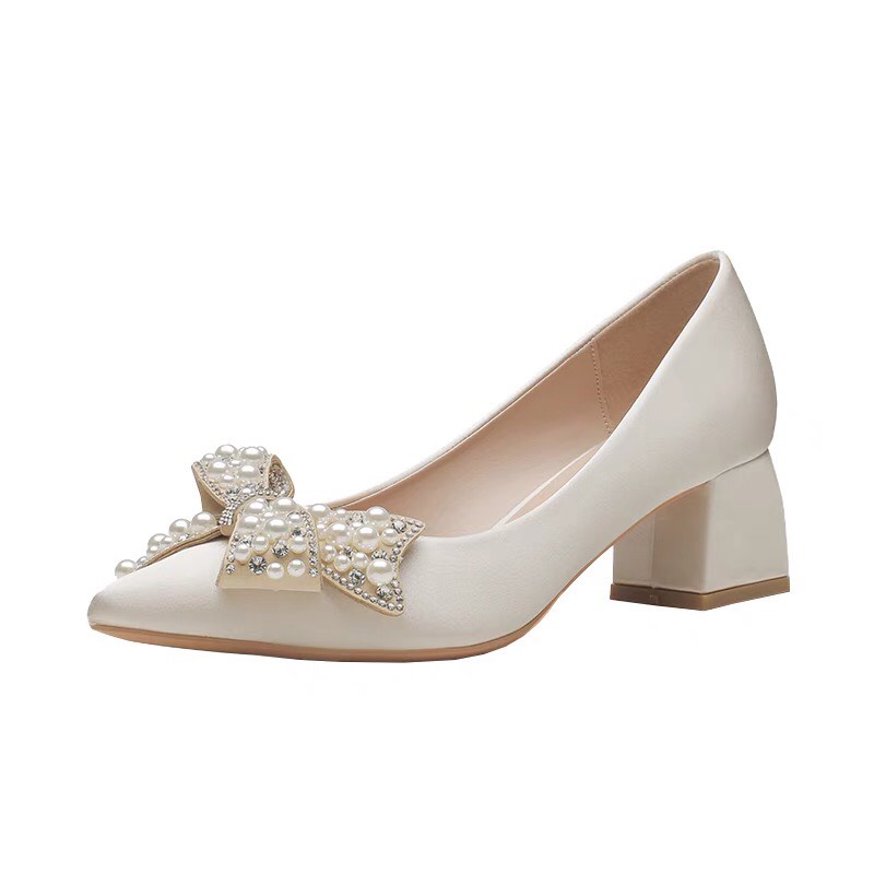 Giày Cao Gót Nữ Thời Trang Đá Đủ 3 MÀU Trẻ Trung Mã A1ĐAX