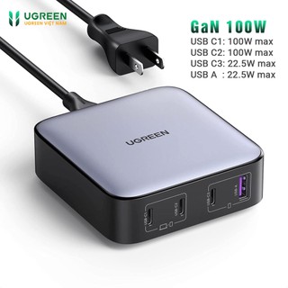 Sạc nhanh 4 cổng 65W - 100w Ugreen CD327, CD328
