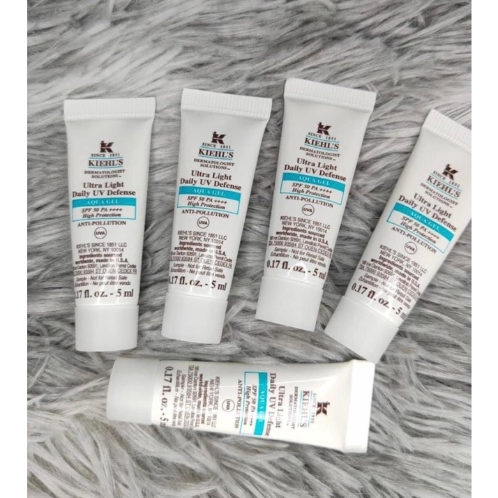 [Minisize 5ml] Kem chống nắng Kiehl’s Ultra Light Daily UV Defense Aqua Gel SPF50 PA++++ Kielhs
