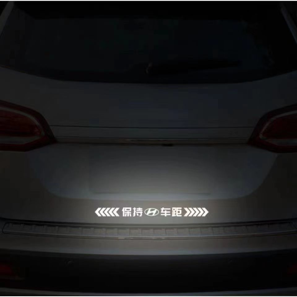 Miếng Dán logo Phản Quang laser Nhiều Màu Sắc Cảnh Báo Giữ Khoảng Cách Giữ Khoảng Cách Cho Xe Hơi