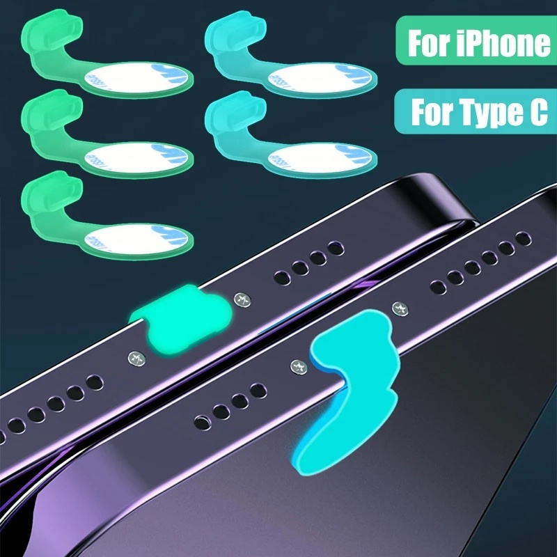 Nút Bịt Cổng Sạc USB Type C Bằng Silicone Chống Bụi Chống Mất Cho Iphone