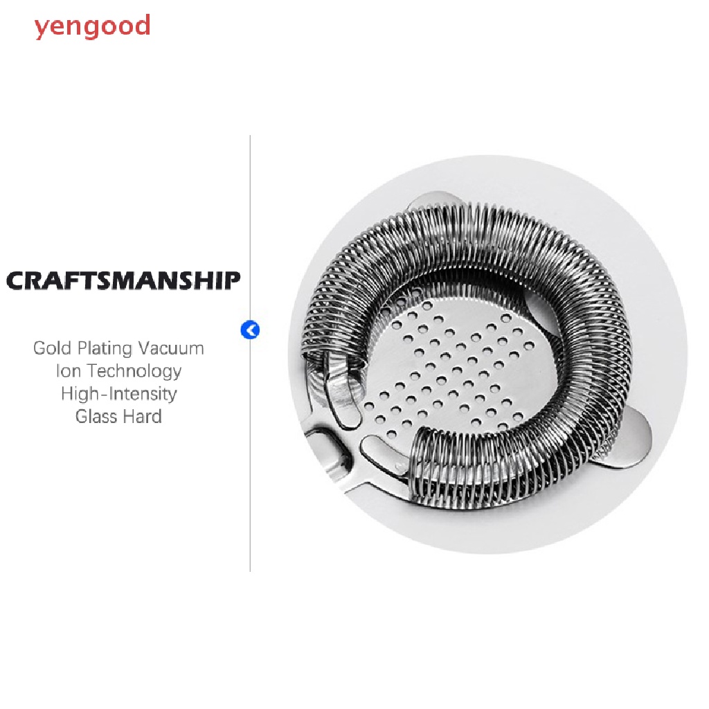 Dụng Cụ Lọc Đá Uống Cocktail Chuyên Nghiệp Bằng Thép Không Gỉ