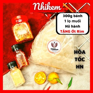 Combo bánh tráng rìa phơi sương + muối nhuyễn + tặng sate ớt rim
