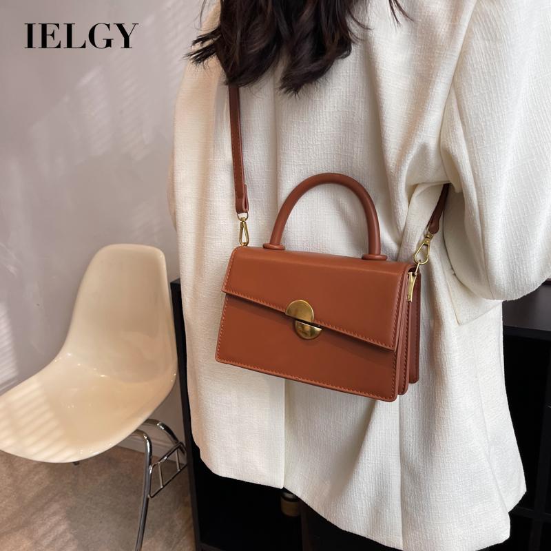 Túi Đeo Vai Có Khóa Kiểu retro Đơn Giản Dễ Phối Đồ Cho Nữ