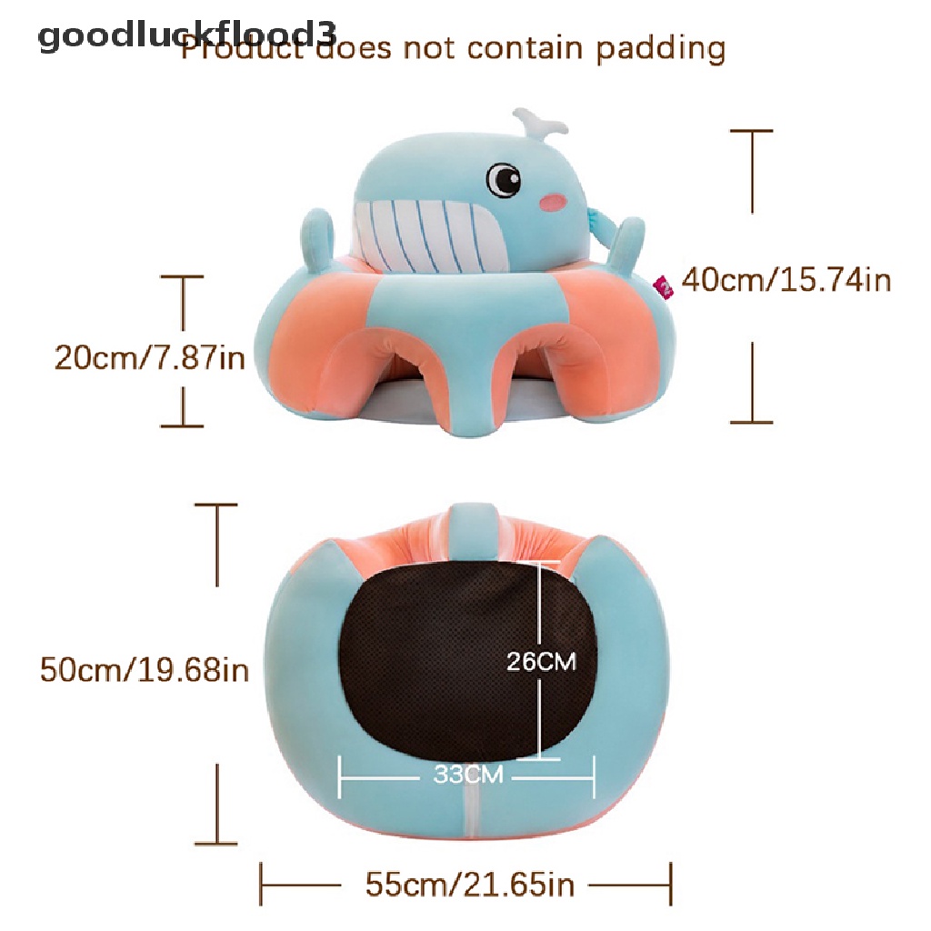 Vỏ Bọc Ghế Sofa Bằng Lông Nhung Hình Động Vật Cho Bé Sơ Sinh