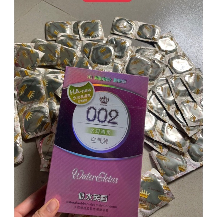 bao cao su trung quốc 002 hộp 50 cái