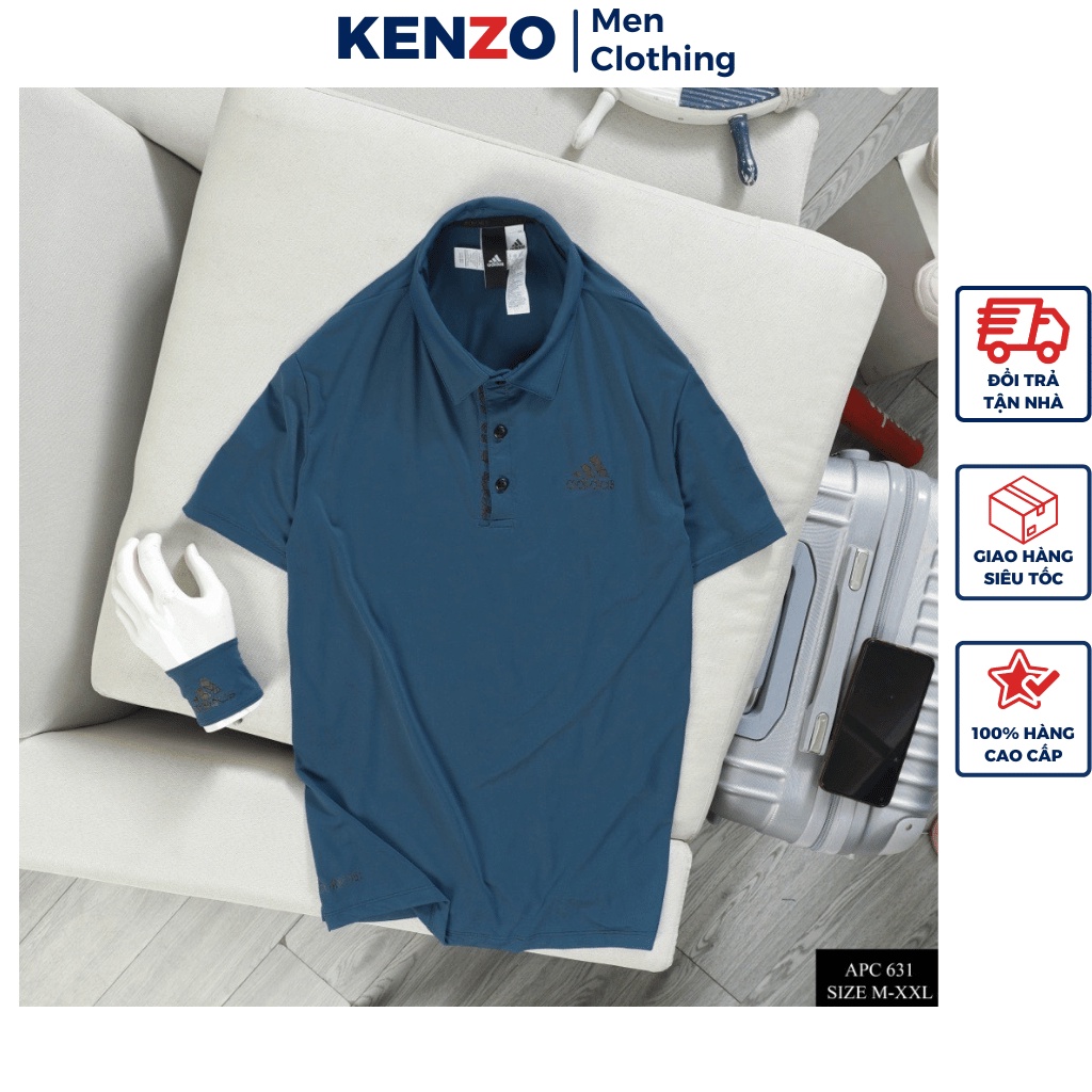 Áo nam Adidas thun lạnh chuẩn form nhiều màu Hàng Cao Cấp Kenzo KN716 Áo phông nam thể thao chất mát mặc nhà mùa hè 2023