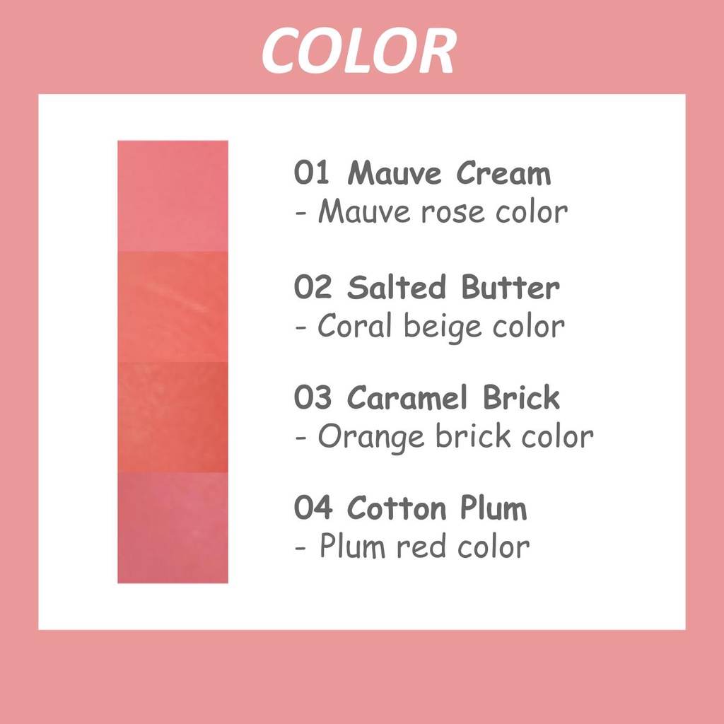 Kem Dasique De Bơ Tint 3G # 4 Màu