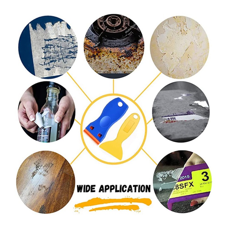 Bộ 3 Miếng Dán Bằng Nhựa Không Trầy Xước Chuyên Dụng Cho Vệ Sinh Nhãn Dán Decal