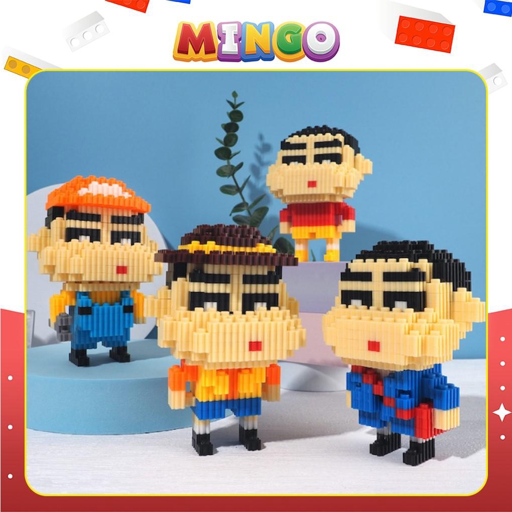 Mô Hình Lắp Ráp 3D Bộ Đồ Chơi Mini Cute Khác Nhau 100 Mẫu Xếp Hình Nhân Vật Hoạt Hình Dễ Thương Cho Các Bé - MINGO
