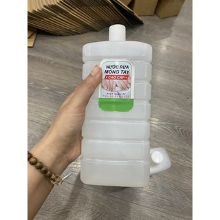 nước rửa móng axetol 1000ml, nước lau gel rửa móng