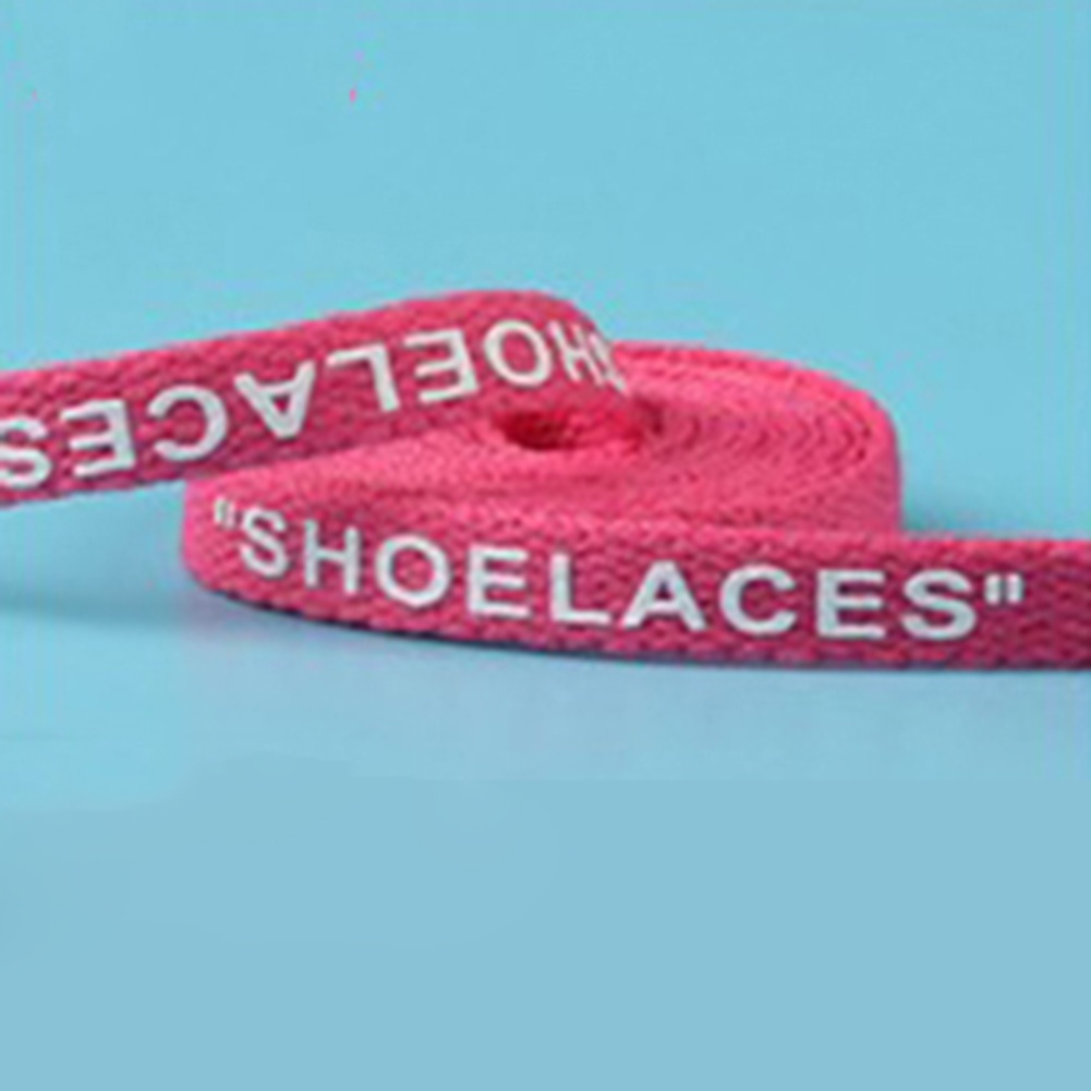 OFF WHITE 1 Cặp Dây Giày Thay Thế 120cm Màu Trắng