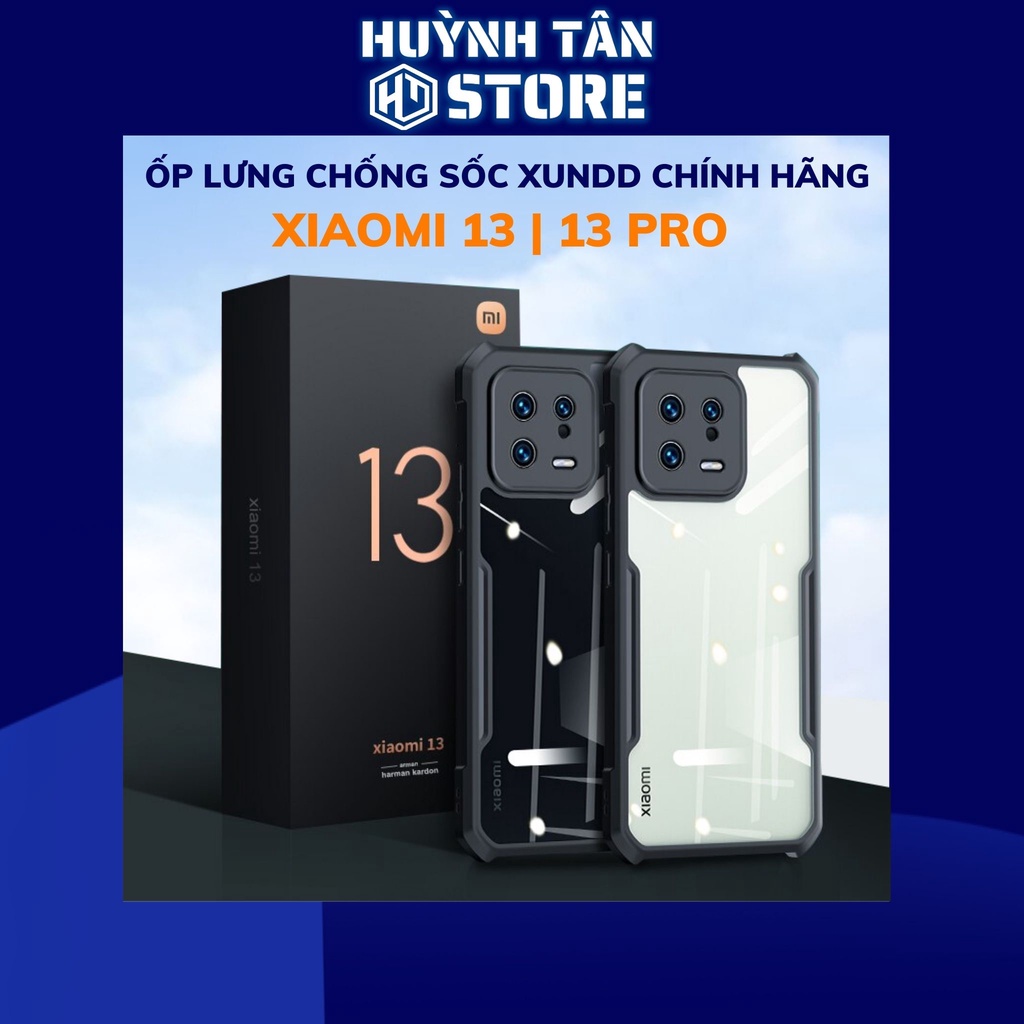 Ốp lưng xiaomi 13 mi 13 pro chống sốc xundd bảo vệ camera chính hãng chống ố vàng phụ kiện điện thoại huỳnh tân store