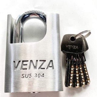 Ổ khoá VENZA inox 304 6 phân chống cắt an toàn tuyệt đối
