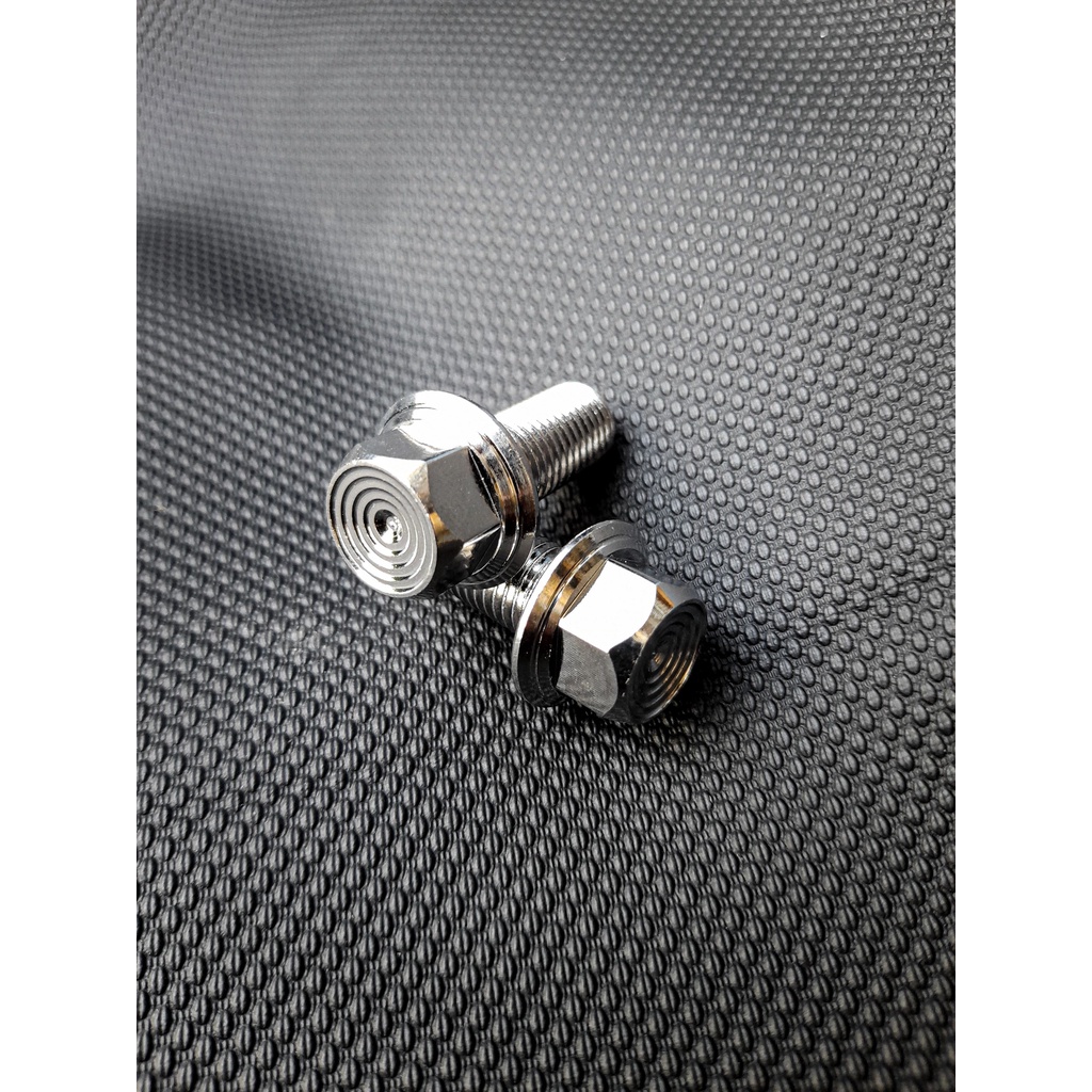 Combo 2 ốc inox 304 bắt pát heo dầu 10li23 gắn cho Ex150, Sirius, Ex135, Ex10 mẫu trụ thái V2,gắn các dòng yamaha