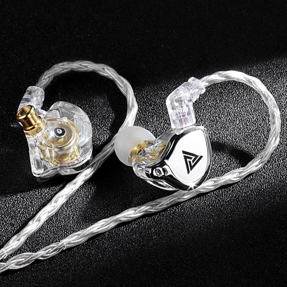 Dây Cáp Tai Nghe QKZ Q1 MAX 16 Lõi 352 3 Trong 1 Mạ Bạc Cắm MMCX QDC