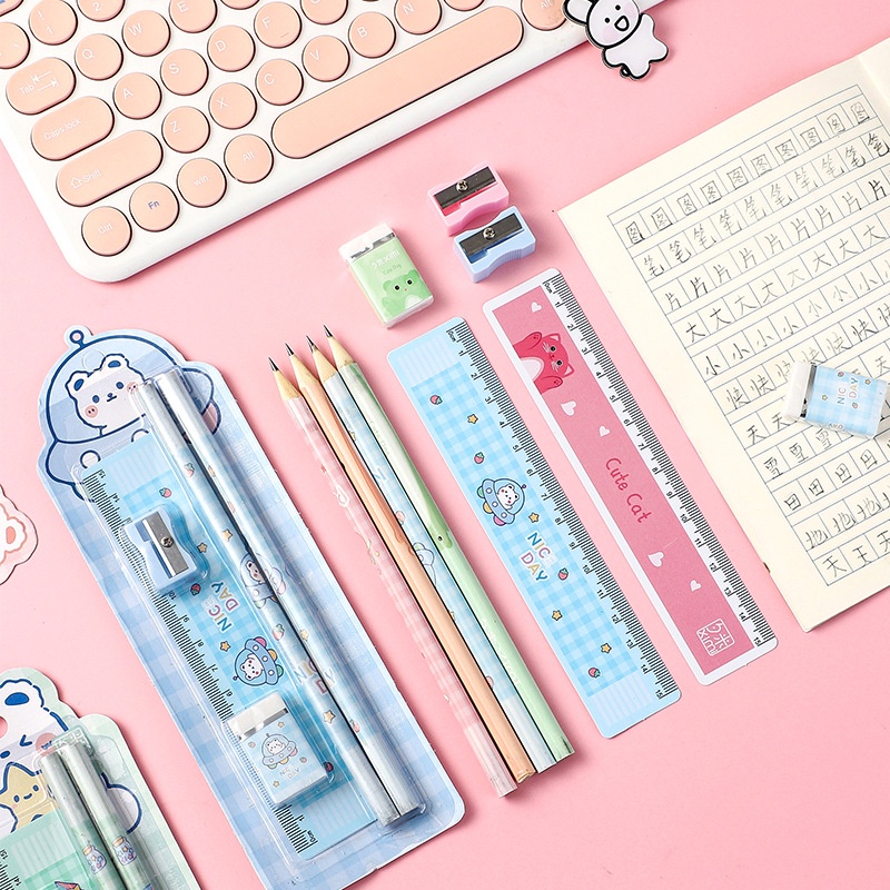 Set 5 Dụng Cụ Gọt Bút Chì Siêu Dễ Thương Dành Cho Các Bé