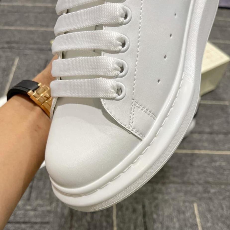 Giày 𝐀𝐥𝐞𝐱𝐚𝐧𝐝𝐞𝐫 𝐌𝐜𝐪𝐮𝐞𝐞𝐧  Giày thể thao trắng MC Queen Gót Nhung Độn Đế hàng cao cấp