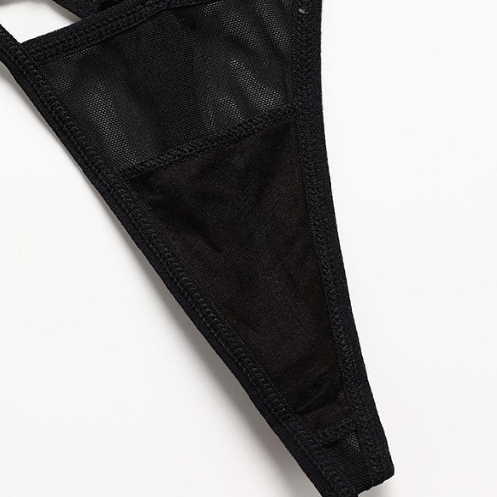 Quần Lót Lọt Khe Phối Ren Thoáng Khí Họa Tiết Bướm Đơn Giản Phong Cách Hàn Quốc Cho Nữ 2life