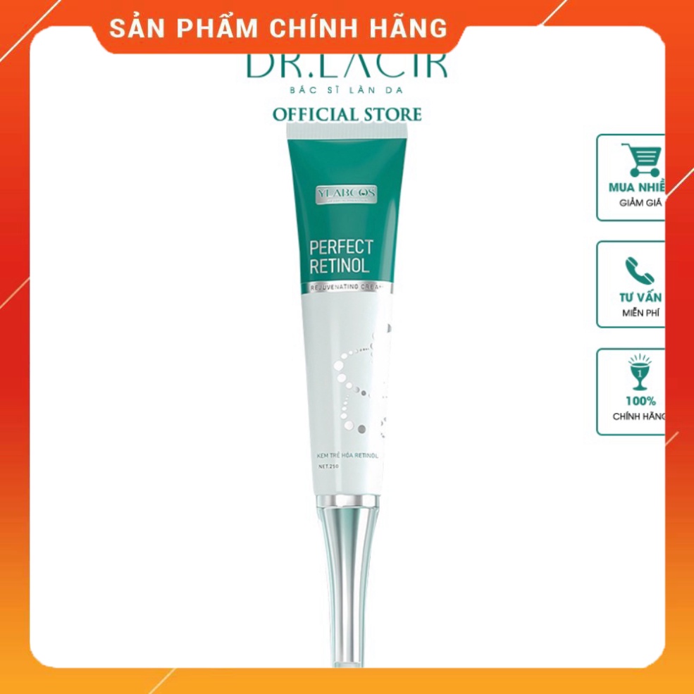 Kem trẻ hóa, và serum tươi mới Retinol Dr.lacir DR67