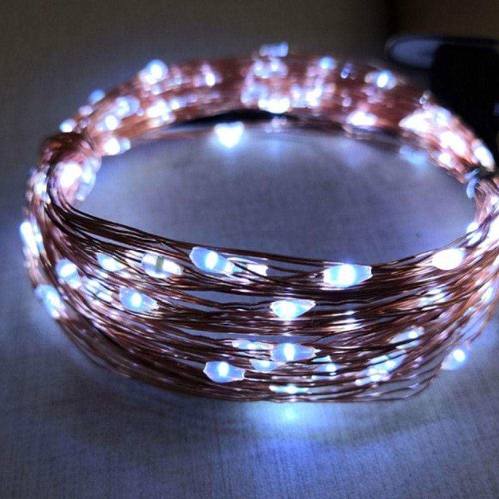 YVE Dây Đèn LED Trang Trí Giáng Sinh Bằng Đồng 20 / 50 LED 2 Cái