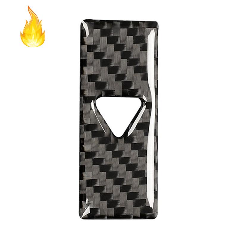 Viền Bọc Nút Điều Khiển Trung Tâm Bằng Sợi Carbon Cho Mazda CX-5 CX5 2017 2018 2019 2020