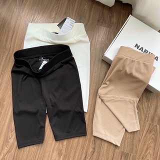 Quần legging ngố tăm , quần ngố tăm ôm dáng siêu đẹp , hach dáng phong cách hàn quốc