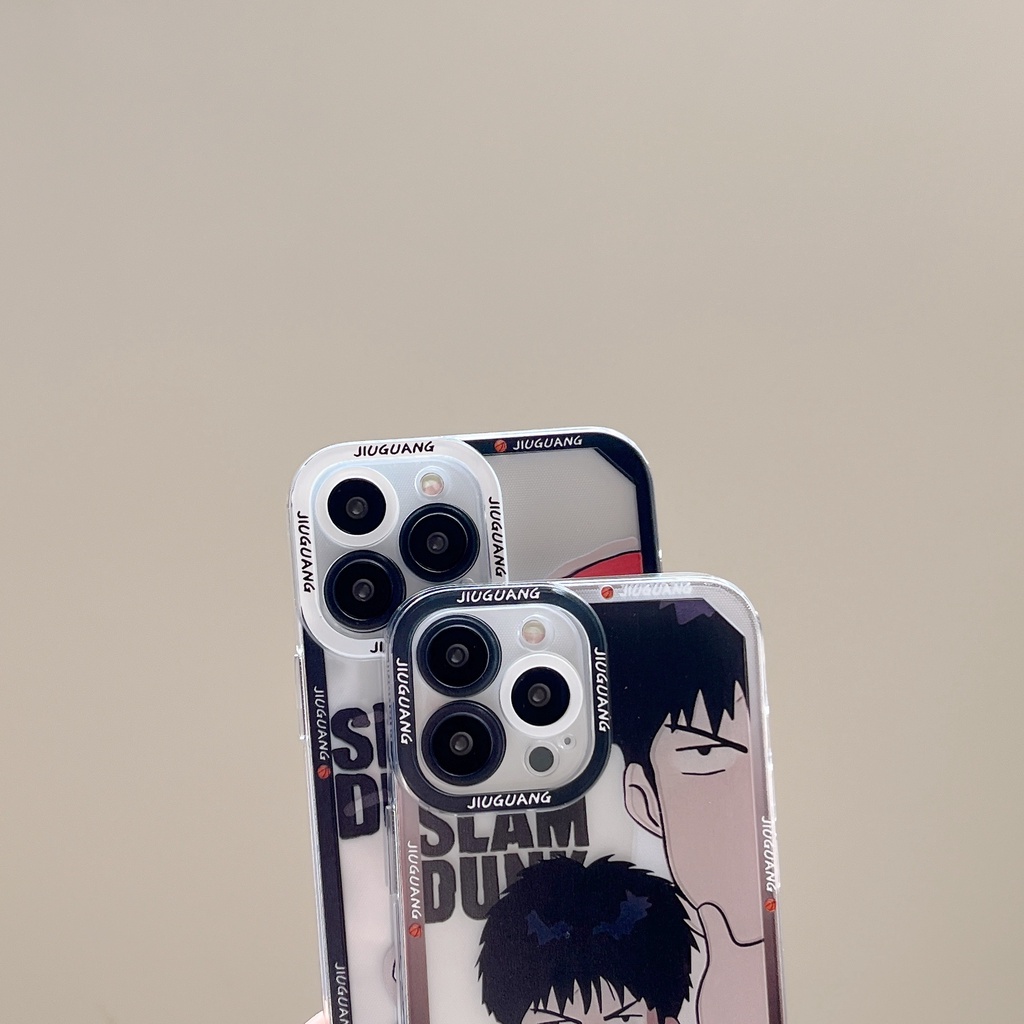 Ốp Điện Thoại TPU Silicon Mềm Trong Suốt Chống Sốc In Hình Nhân Vật Hanamichi Sakuragi Cho iPhone 14 13 12 11 PRO XS XR Max 7 8 Plus