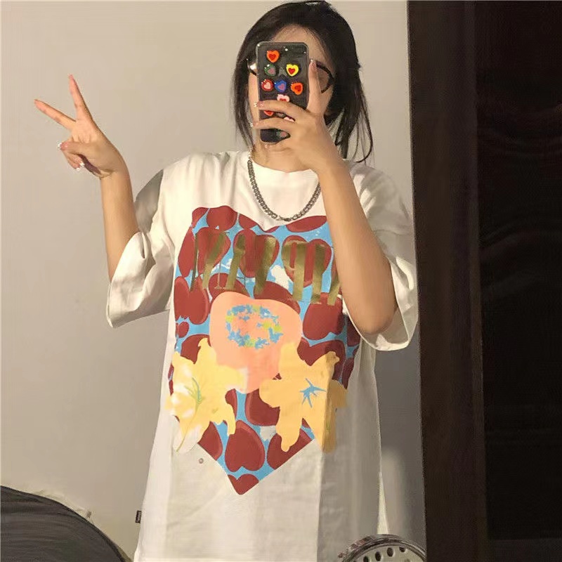 NRVP Áo Thun 100% Cotton Tay NgắN Plus Size 5XL