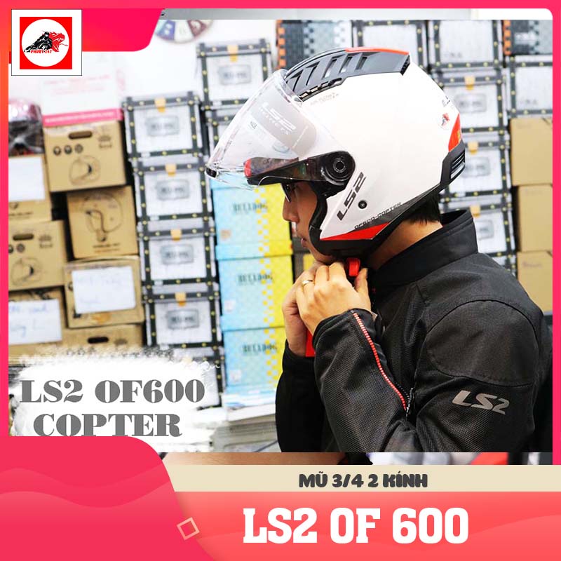 Mũ bảo hiểm 3/4 LS2 OF600