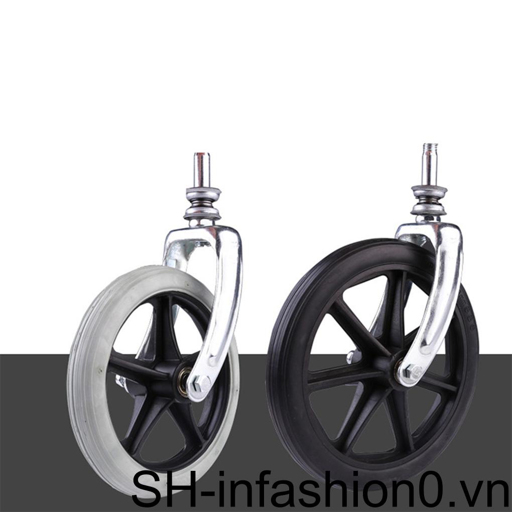 Bánh Xe Lăn 7inch Bằng Nhựa PVC Chống Mài Mòn Dễ Lắp Đặt Tiện Dụng Cho Vali Du Lịch