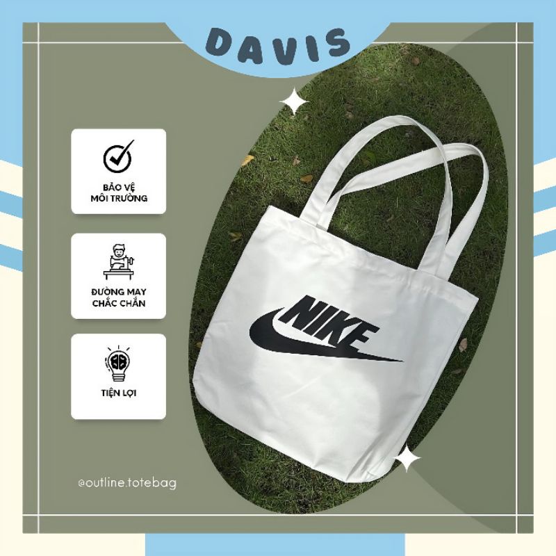 Túi Tote Nike Canvas Đơn Giản Unisex