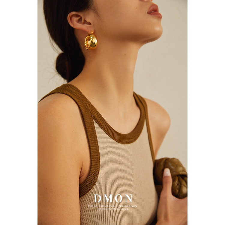 Hhjdxddmon Áo Thun Ba Lỗ Dáng Chữ I Phối Màu Tương Phản Thời Trang Xuân Hè 2023