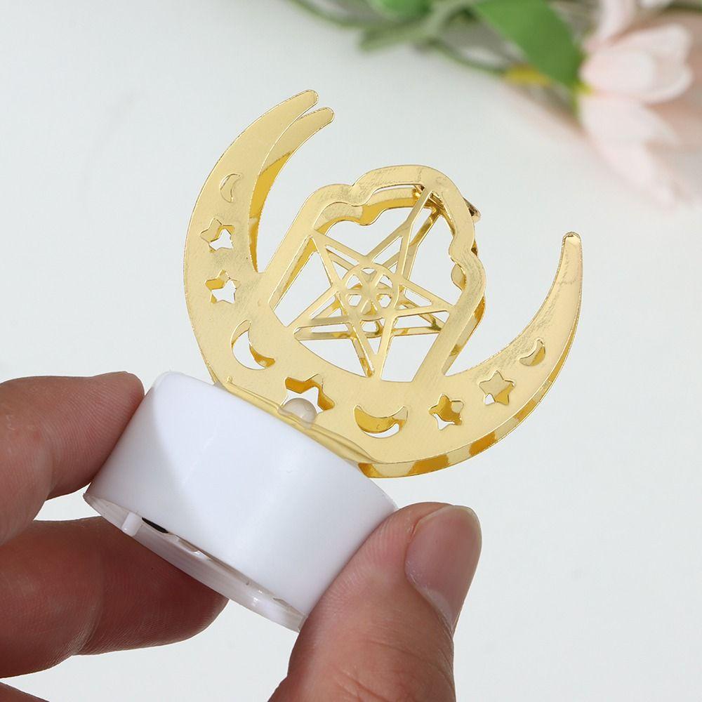 YVE Đèn Trang Trí Lễ Hội Hồi Giáo Hình Ngôi Sao Mặt Trăng