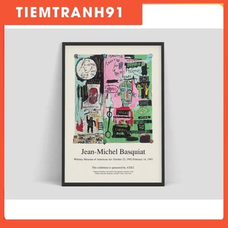 Tranh treo tường | Jean Michel Basquiat - Áp phích triển lãm cho Bảo tàng Nghệ thuật Hoa Kỳ Whitney, New York, 1992