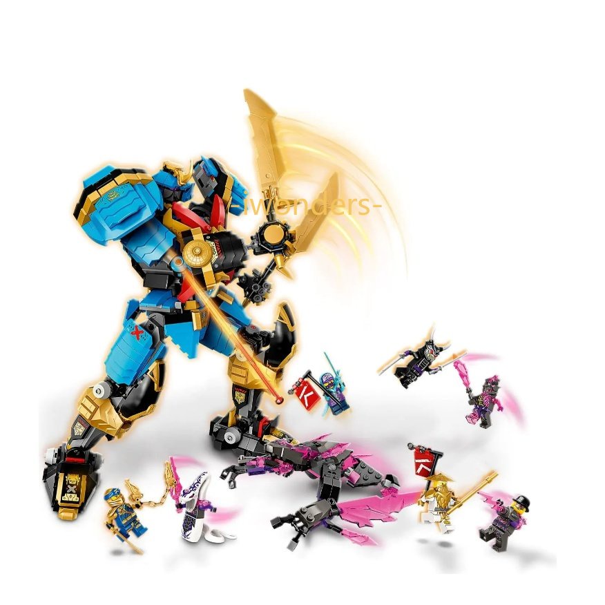 Lloyd 'S Hydro Mech Bộ Đồ Chơi Khối Xây Dựng Ban Đêm Pha Lê Nhỏ Nhắn Hình Rồng Vàng Làm Quà Tặng Cho Bé Trai