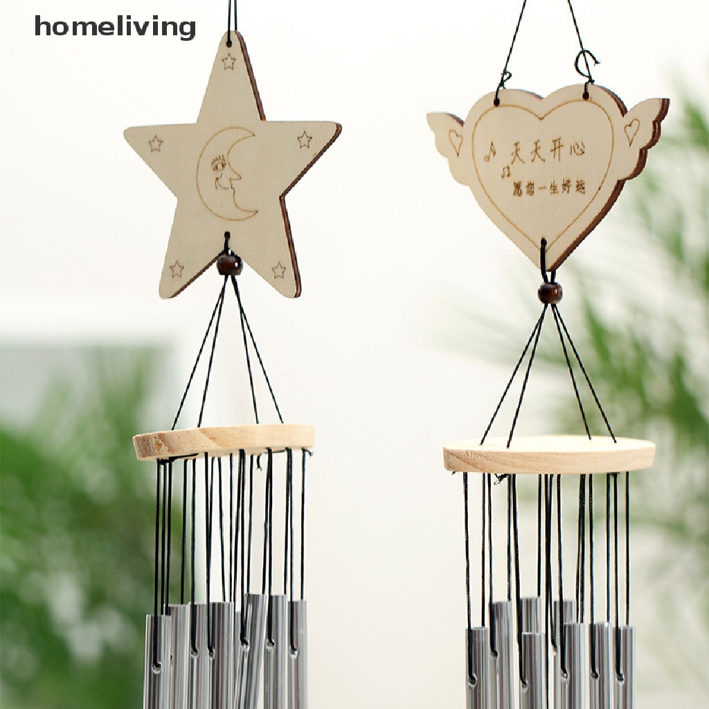 Chuông Gió 8 Ống Treo Trang Trí Nhà Cửa / Xe Hơi / Giường Ngủ Họa Tiết Resonan Dễ Thương