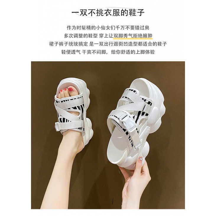 Dép Sandal Đế Xuồng Dày 7cm Thời Trang Mùa Hè 2023 Cho Nữ
