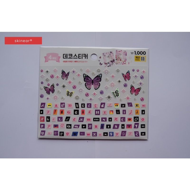 SẴN | Sticker Daiso Hàn Quốc Chính Hãng Decor Siêu Xinh Tách lẻ