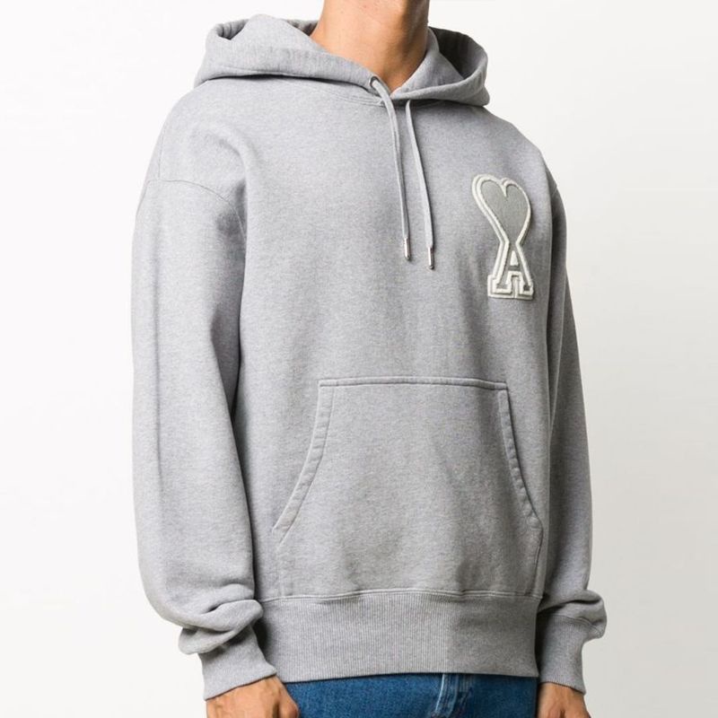 Áo Hoodie cotton Tay Dài Thêu Hình Trái Tim + Thẻ Thời Trang Cho Nam Nữ