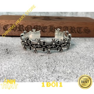 Lắc , kiềng tay Chrome Heart Multi Cross bac full phụ kiện Chrome Heart - Chrome Heart Store