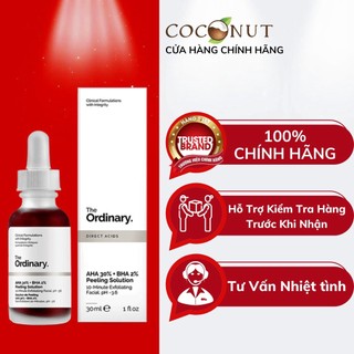The ordinary peel - tinh chất tẩy da chết hoá học aha 30% + bha 2% peeling solution