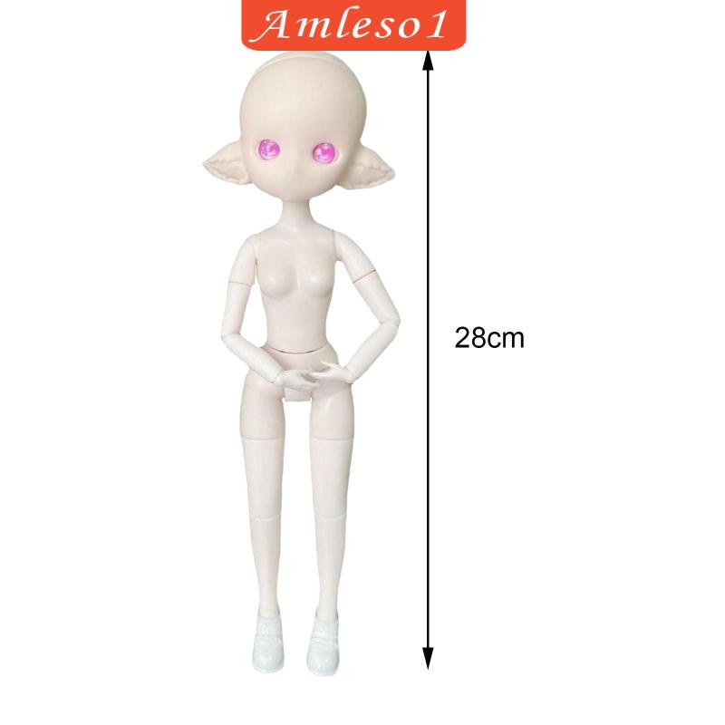 Mô Hình Cơ Thể Búp Bê 11 inch 18 Khớp Nối