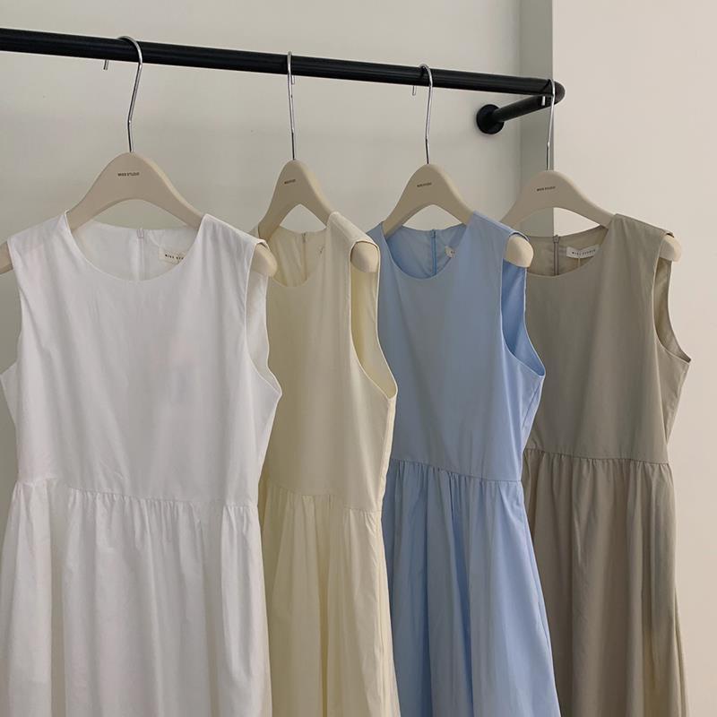 Mới Đầm Không Tay Dáng Rộng Thời Trang Dành Cho Nữ