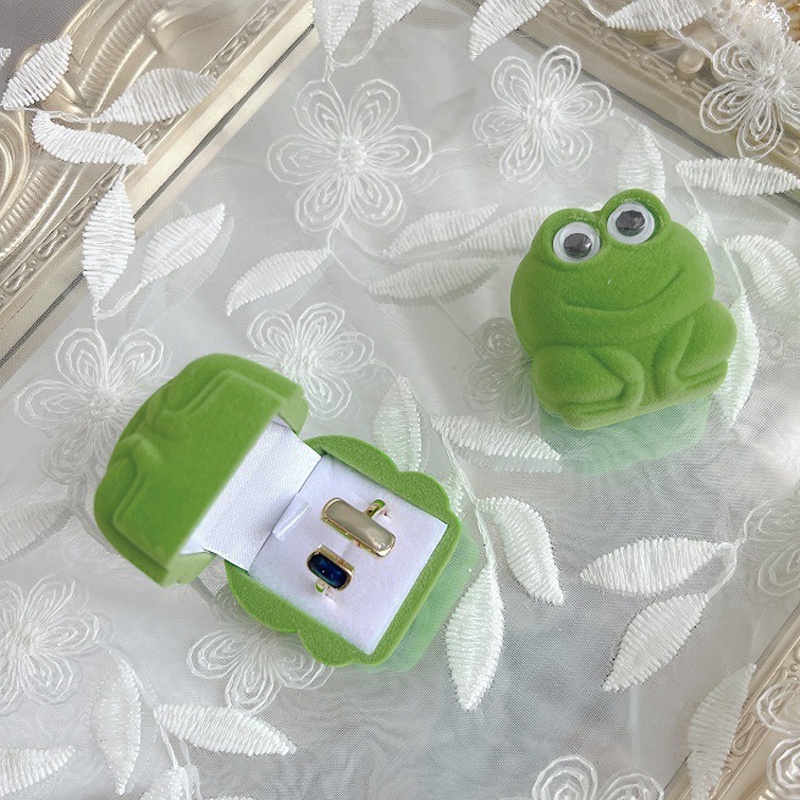 Hộp Đựng Nhẫn Hình Chú Ếch Dễ Thương