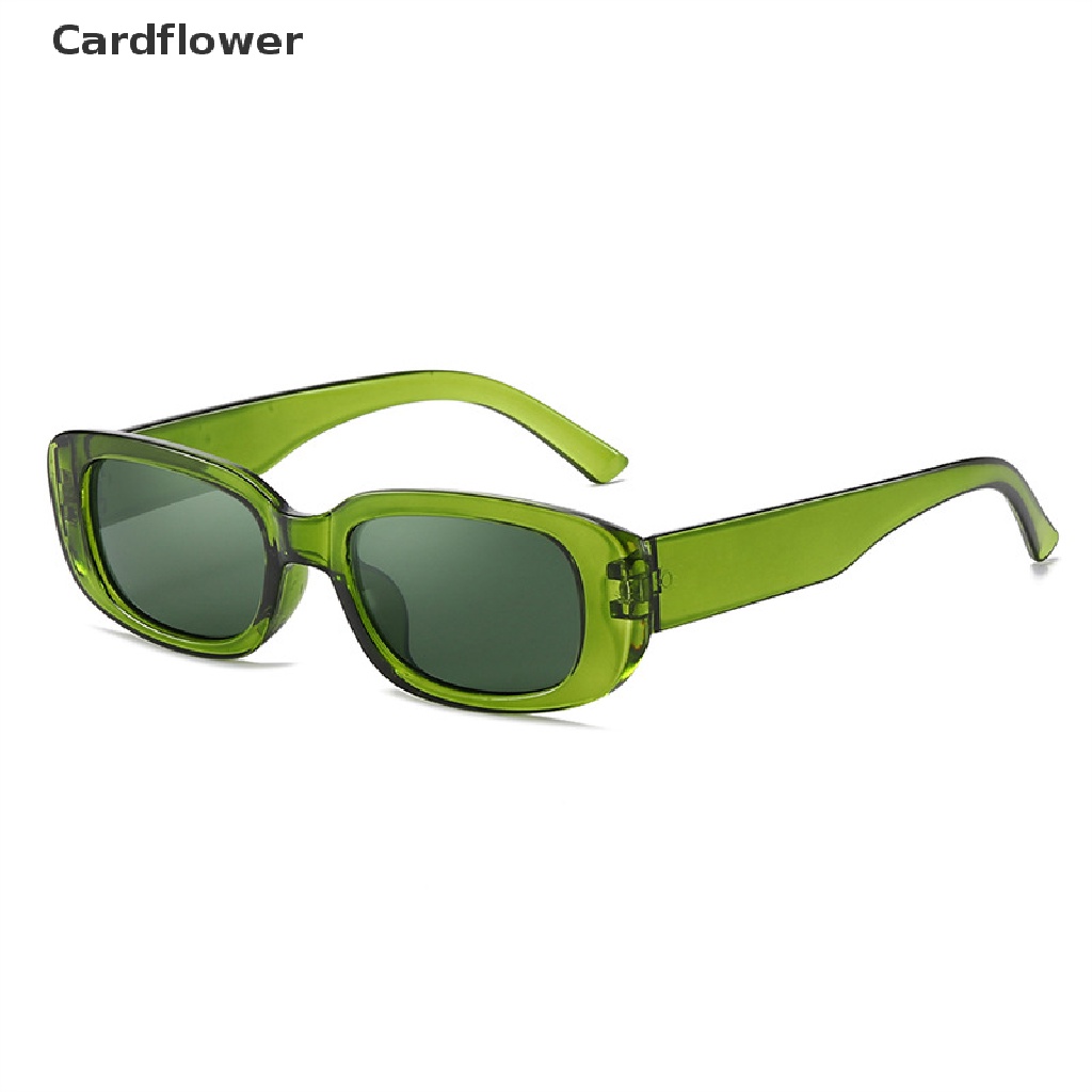 < Cardflower > Kính Mát Thời Trang Hình Chữ Nhật Phong Cách Vintage Thời Trang Cho Nam Nữ Dự Tiệc Lễ Hội Hàng Mới Nhất