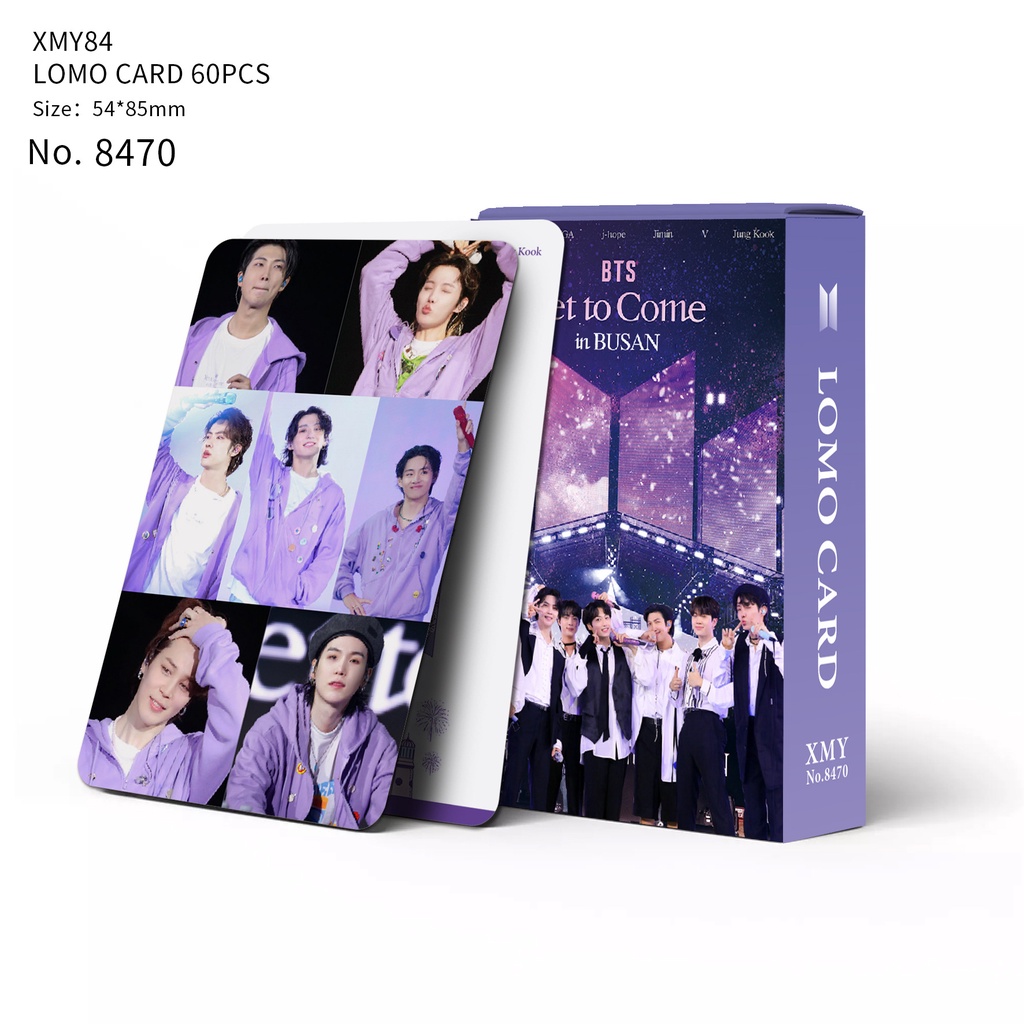 BTS Yet To Come in Busan Photocard Double Sided Lomo Card
