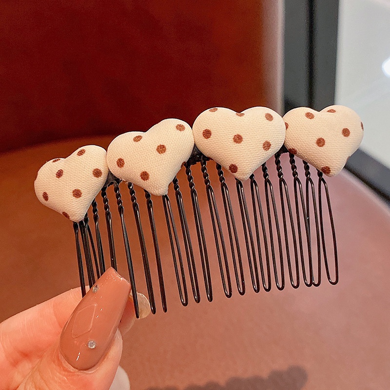 Lược Cài Tóc Đính Nơ Hoa Dễ Thương Cho Bé Gái