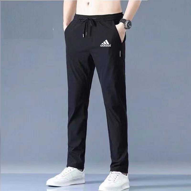 Quần Dài Thể Thao Dáng Ôm Thoáng Khí Thời Trang Mùa Hè Phong Cách Hàn Quốc Cho Nam Size M-5XL